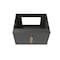 Castello Usa Alpine 24-inch Black Vanity Base with Gold Handle CB-MC-24BLK-GLD-VBO - alternate 3